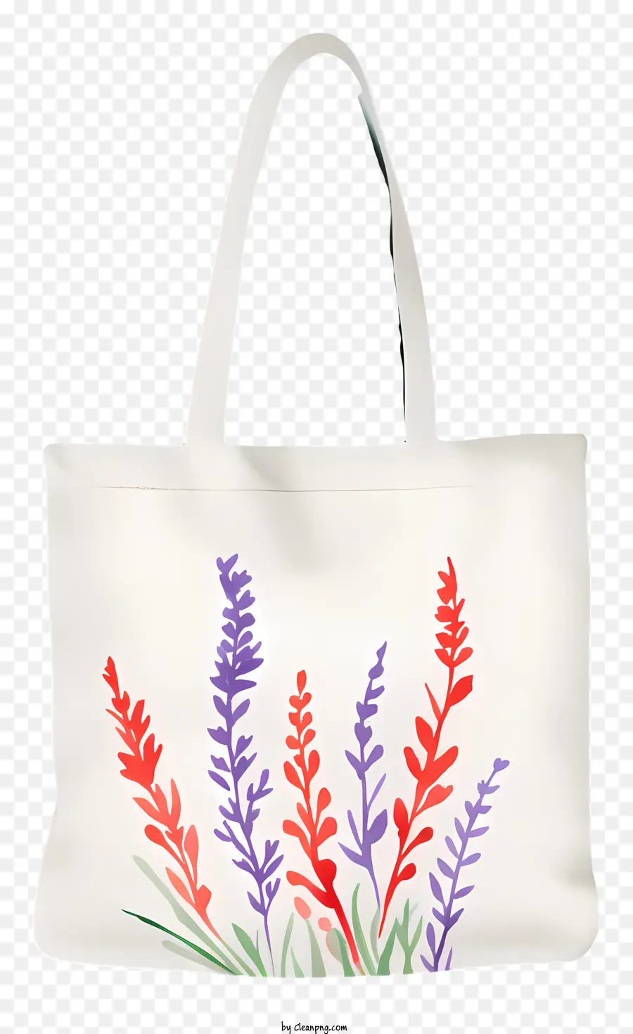 Sac Shopping，Fleurs Colorées PNG