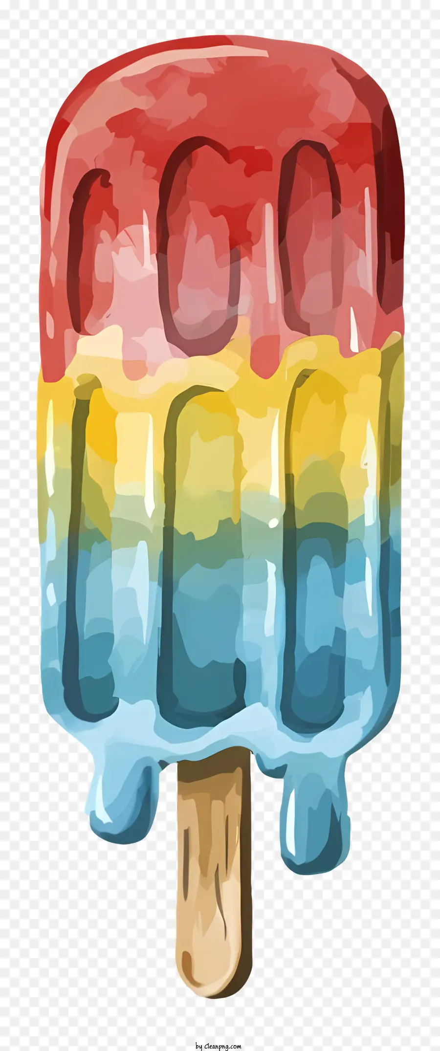 Glace Arc En Ciel，Glace Glacée PNG