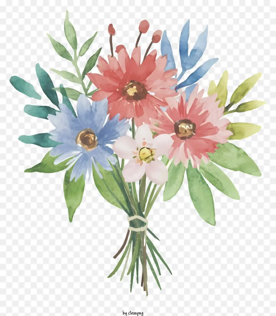 Peinture，Bouquet De Fleurs PNG