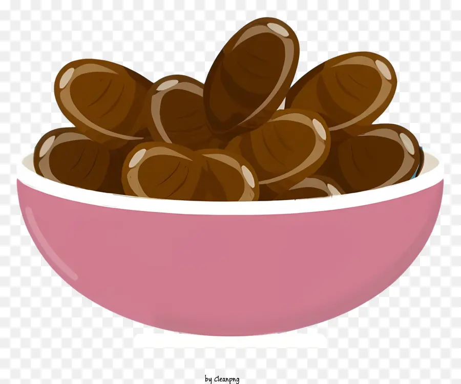 Raisins Secs Enrobés De Chocolat，Dates PNG