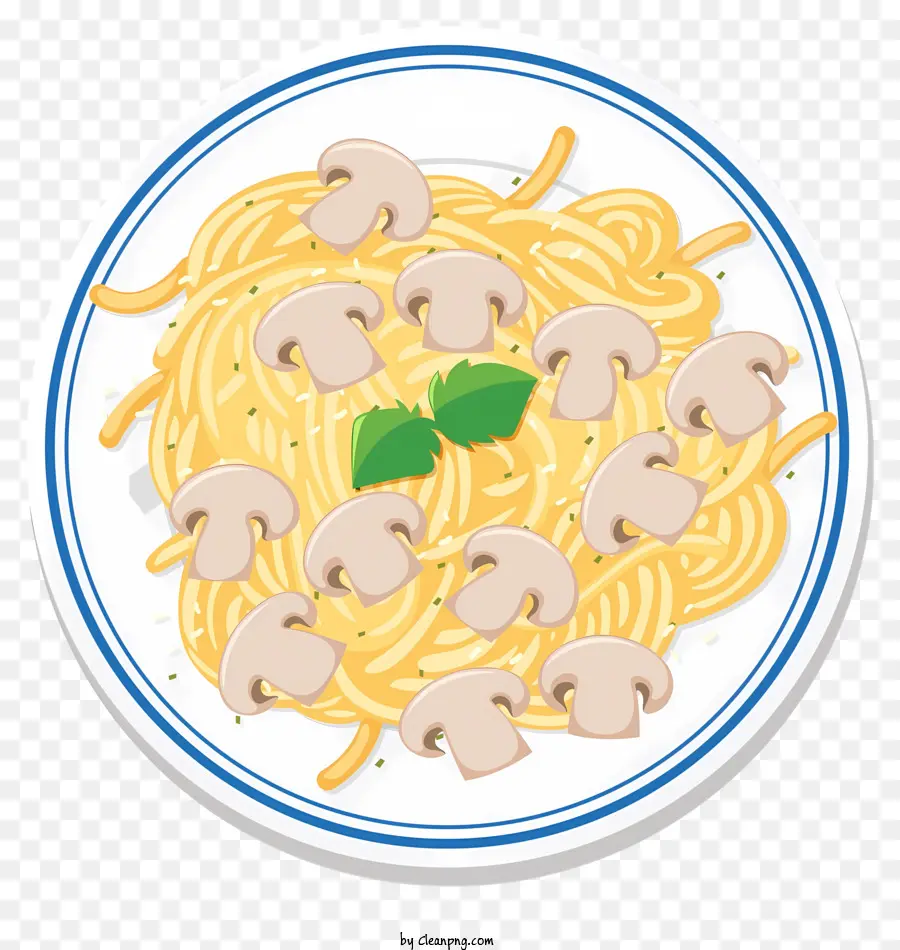 Spaghetti，Champignons PNG