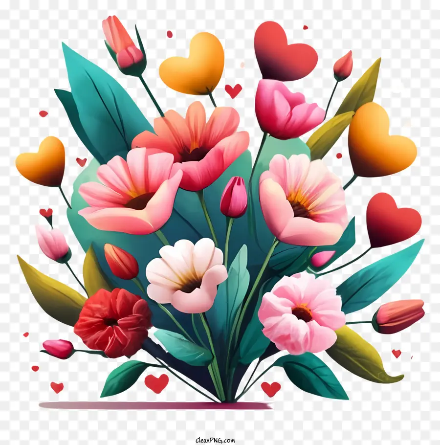 Bouquet，Bouquet De Fleurs PNG