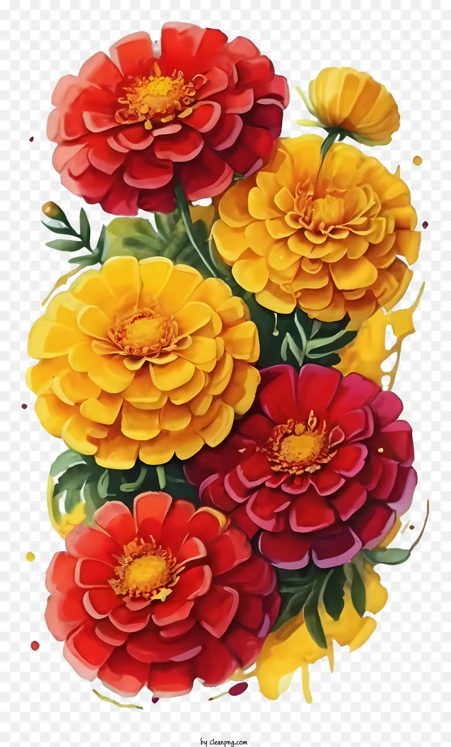 Fleurs，Aux Couleurs Vives PNG