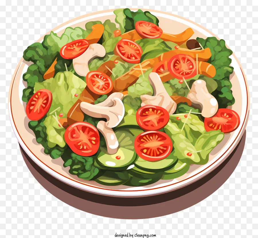 Salade，Des Repas Sains PNG