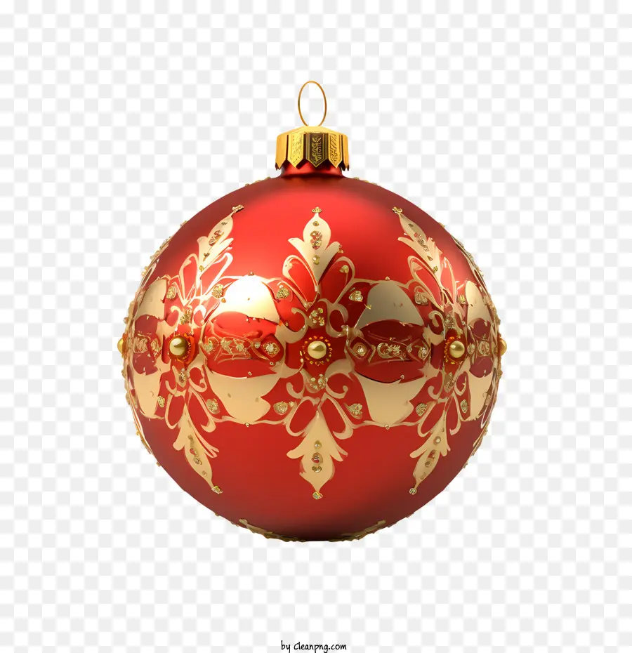 Boule De Noël，Rouge PNG