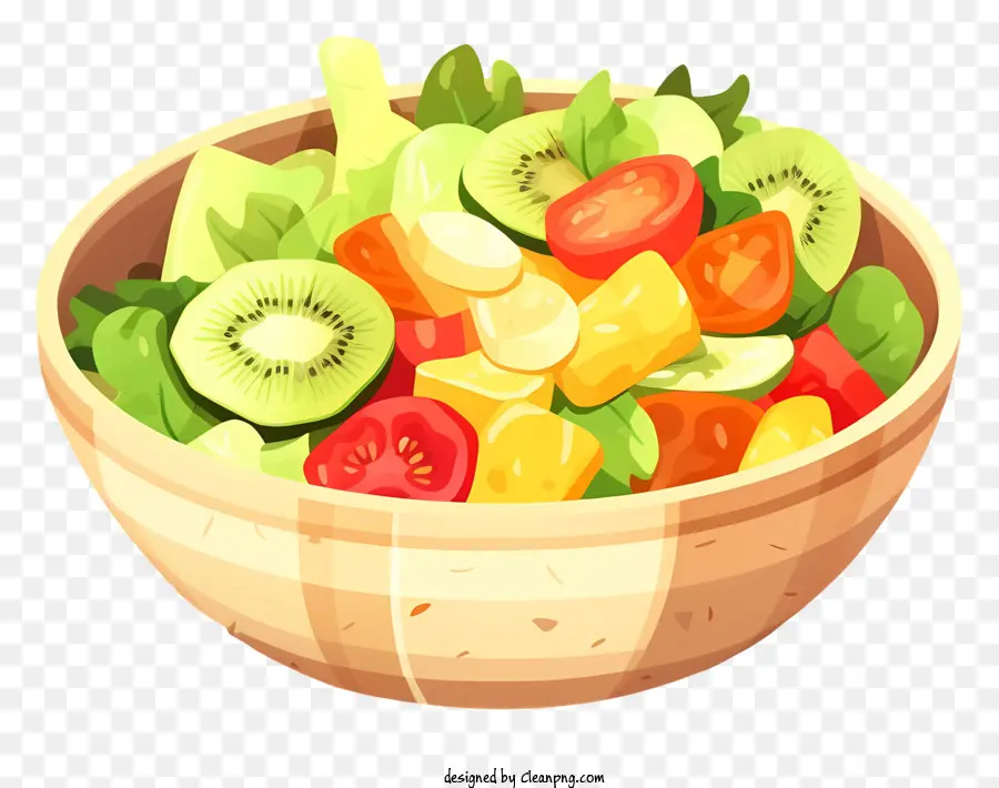 Fruits Et Légumes Tranchés，Salade De Fruits PNG