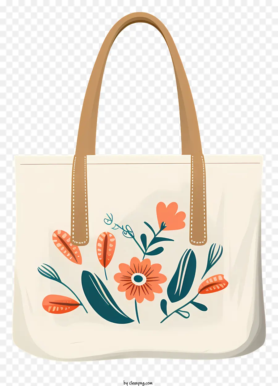 Sac Fourre Tout，Sac Fleuri PNG