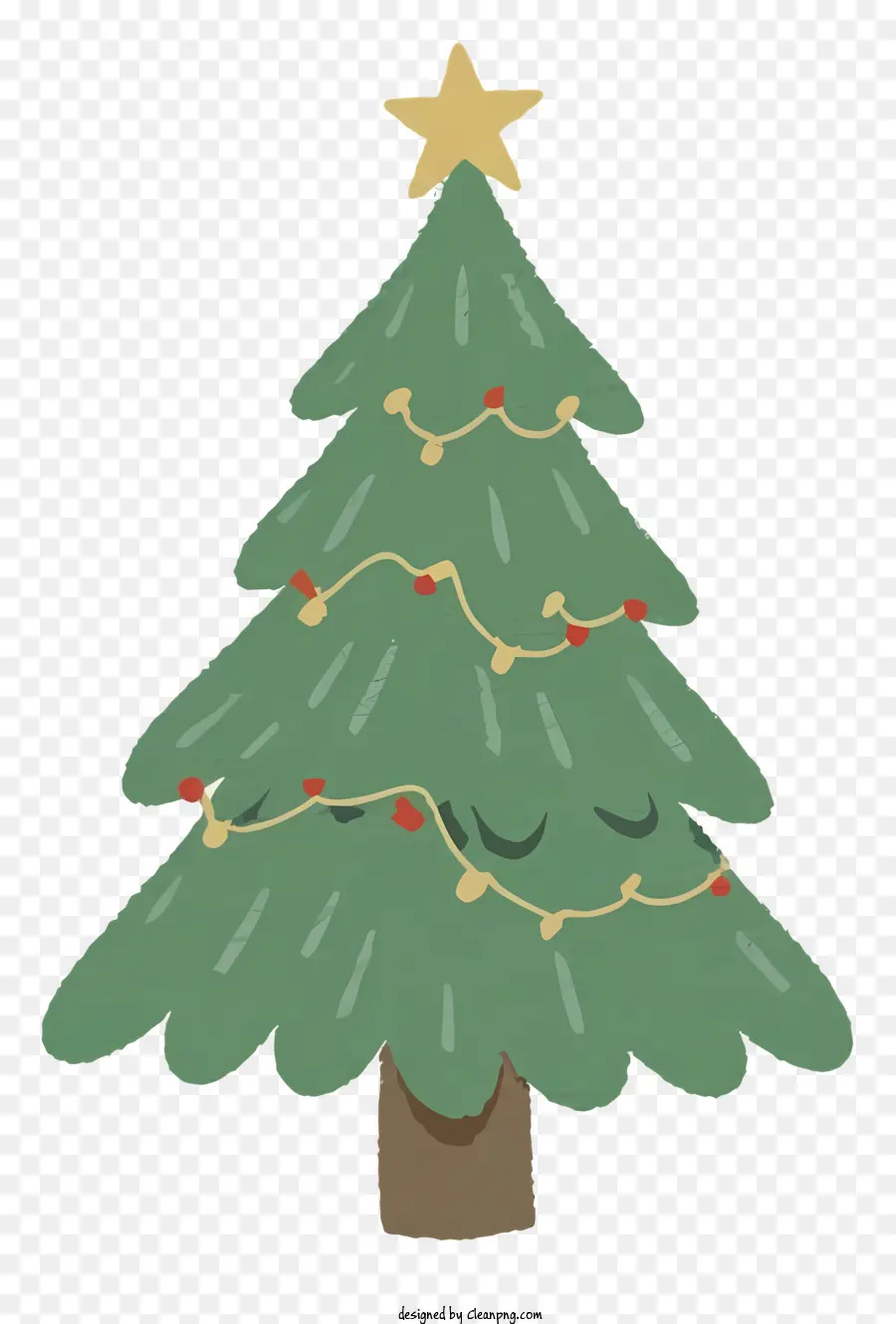 Arbre De Noël，Étoile PNG