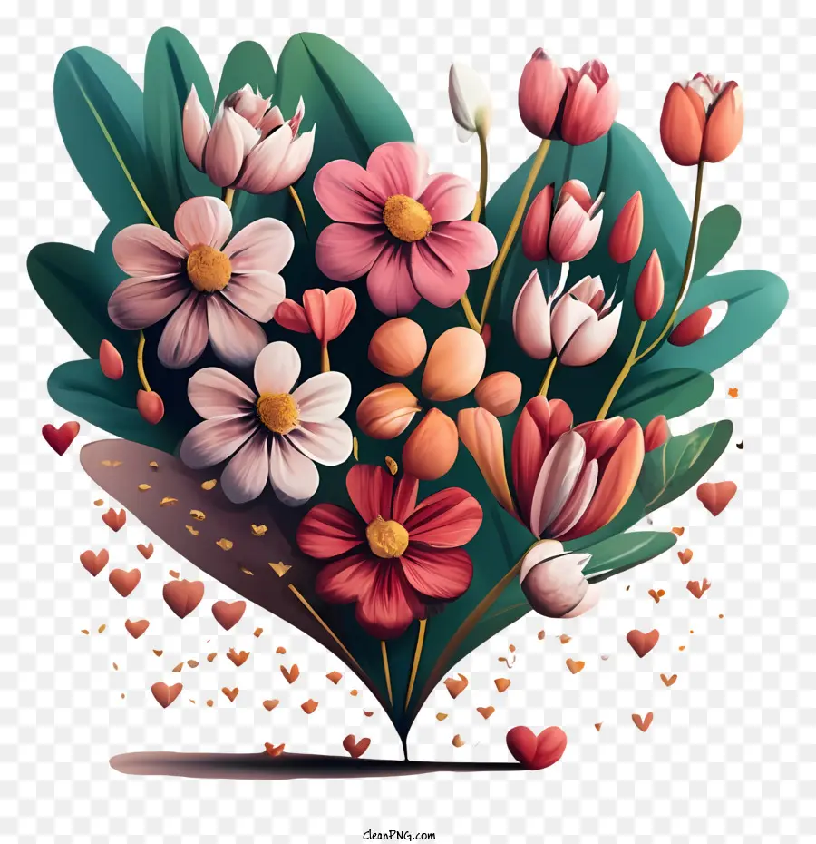 Bouquet，Bouquet De Fleurs PNG