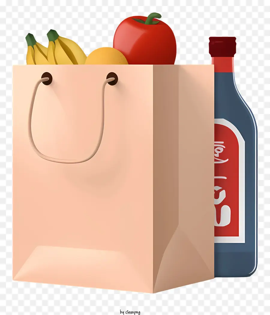 Sac Shopping，Sac De Papier PNG