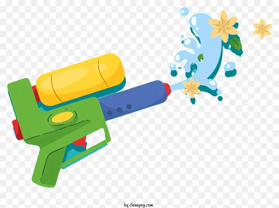 Pistolet à Eau Jouet，Pistolet à Eau PNG