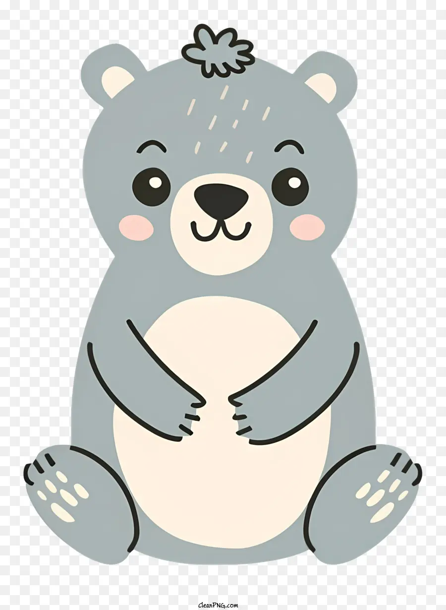 Ours De Bande Dessinée，Le Sourire De L'ours PNG