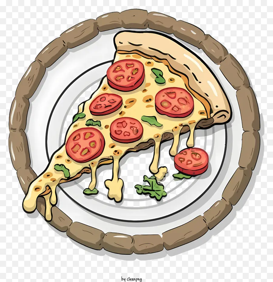 Pizza，Tranche De Pizza PNG