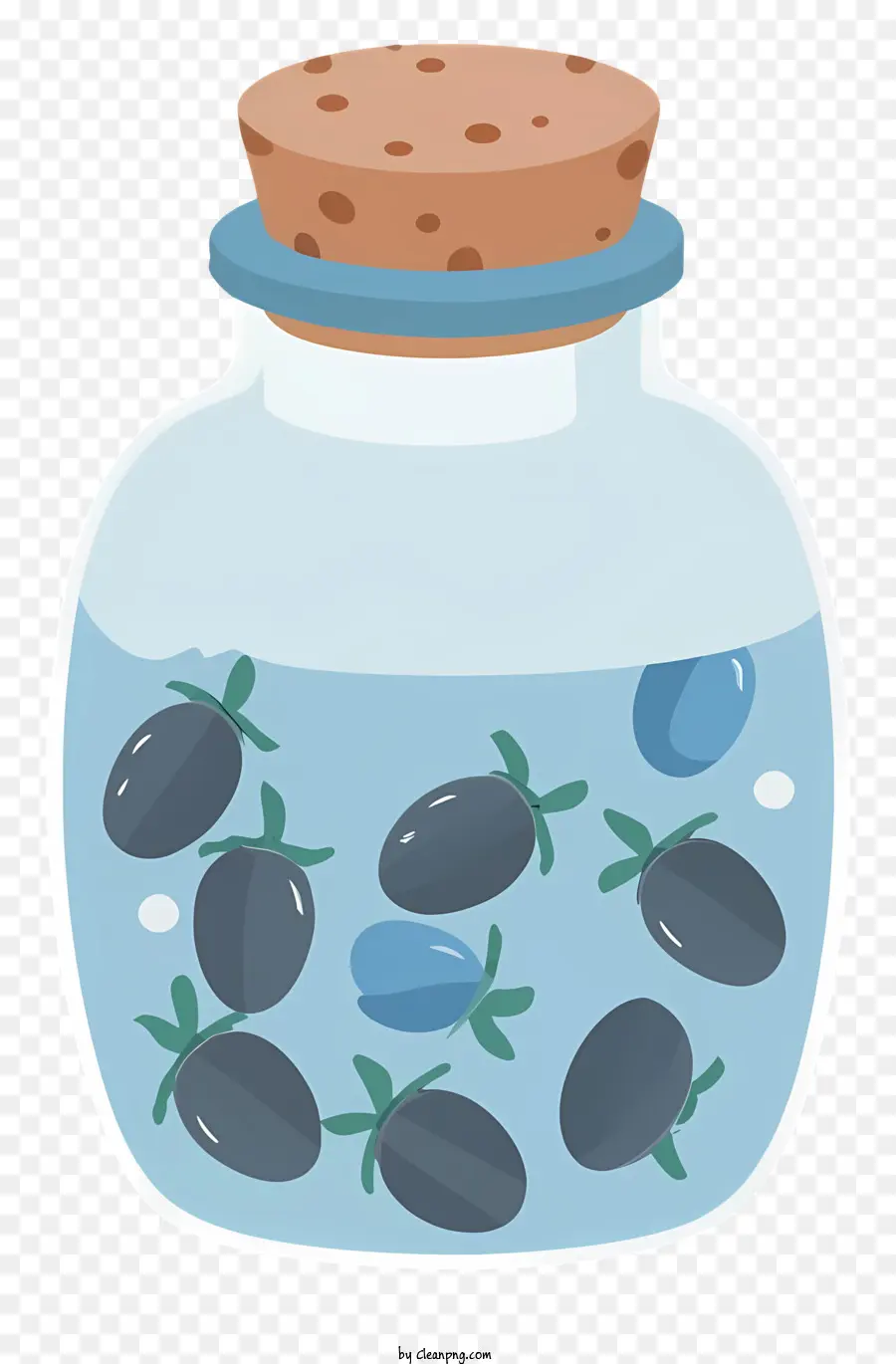 Bouteille En Verre，Pot D'olives PNG