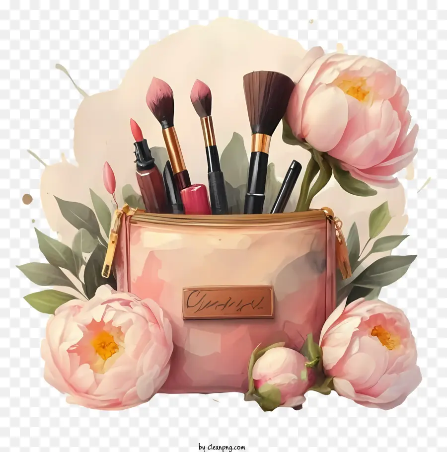 Trousse De Maquillage Rose，Trousse De Maquillage PNG