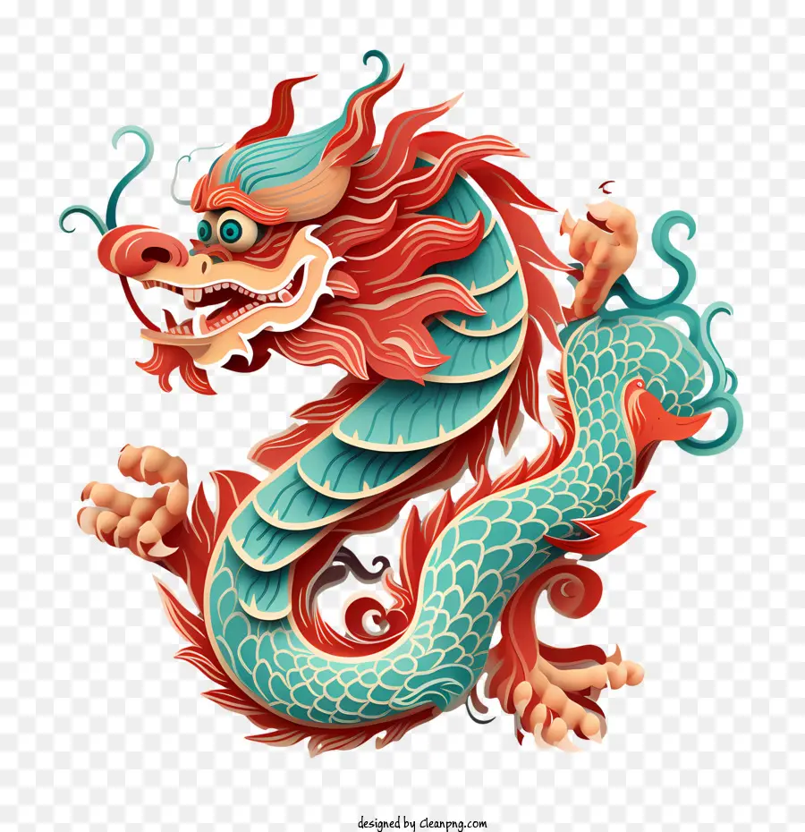 Dragon Chinois，Symbole De Puissance Et De Force PNG