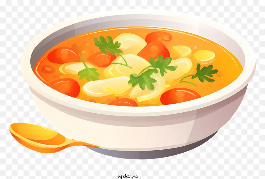 Soupe De Légumes，Soupe Chaude à La Vapeur PNG