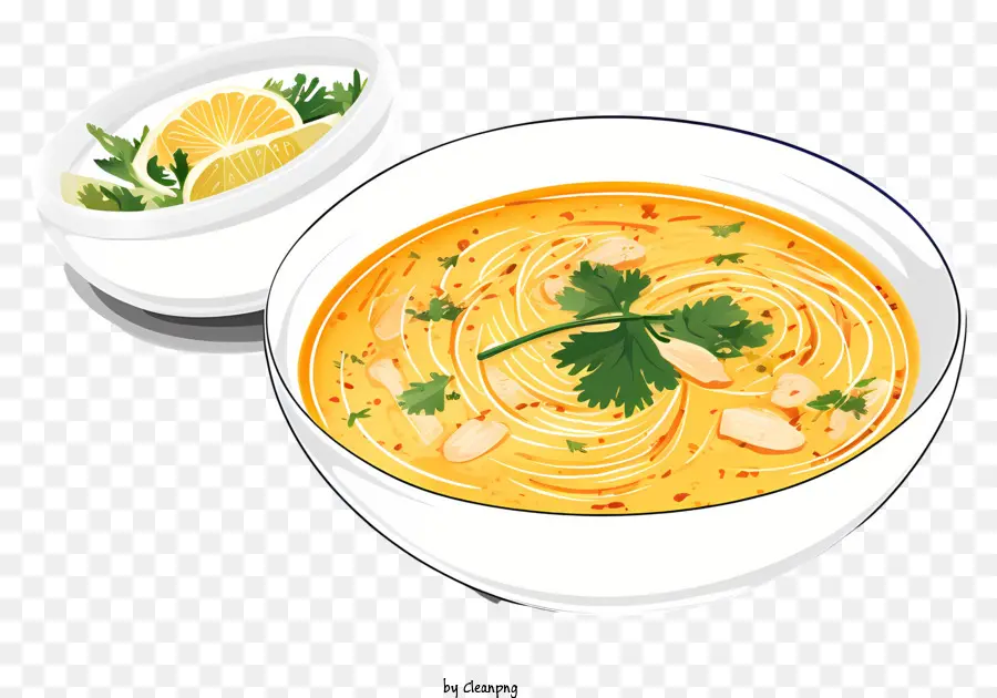 Soupe De Nouilles，Bol En Porcelaine Blanche PNG