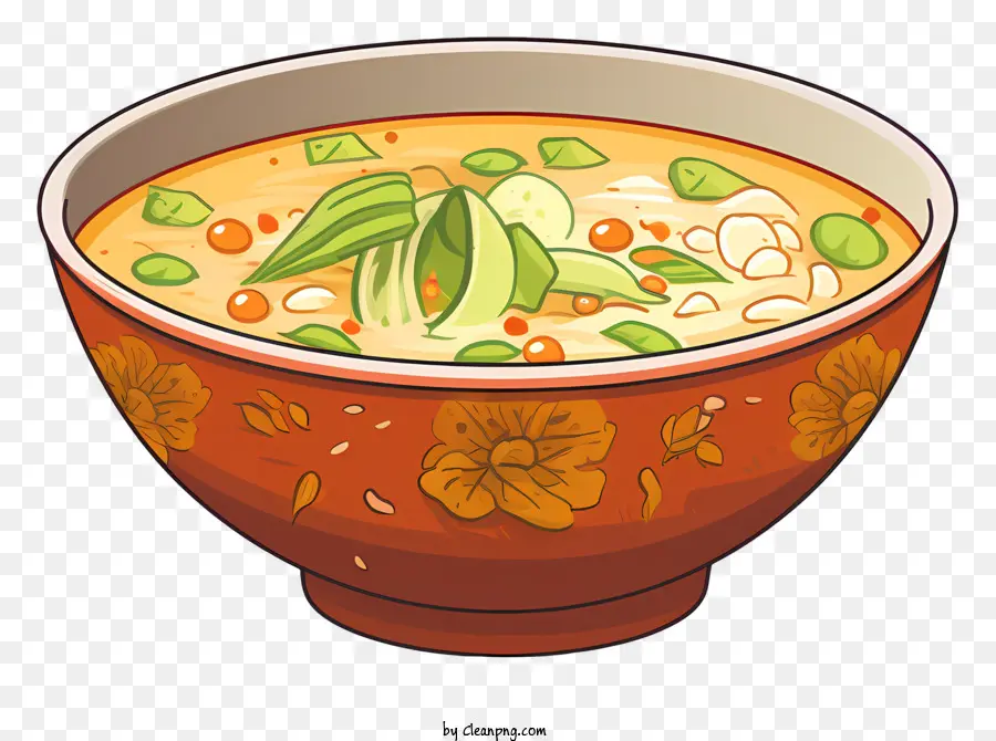 Soupe De Nouilles，Soupe Aux Légumes PNG