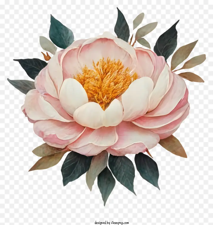 Fleur De Pivoine Rose，Fleur De Pivoine PNG