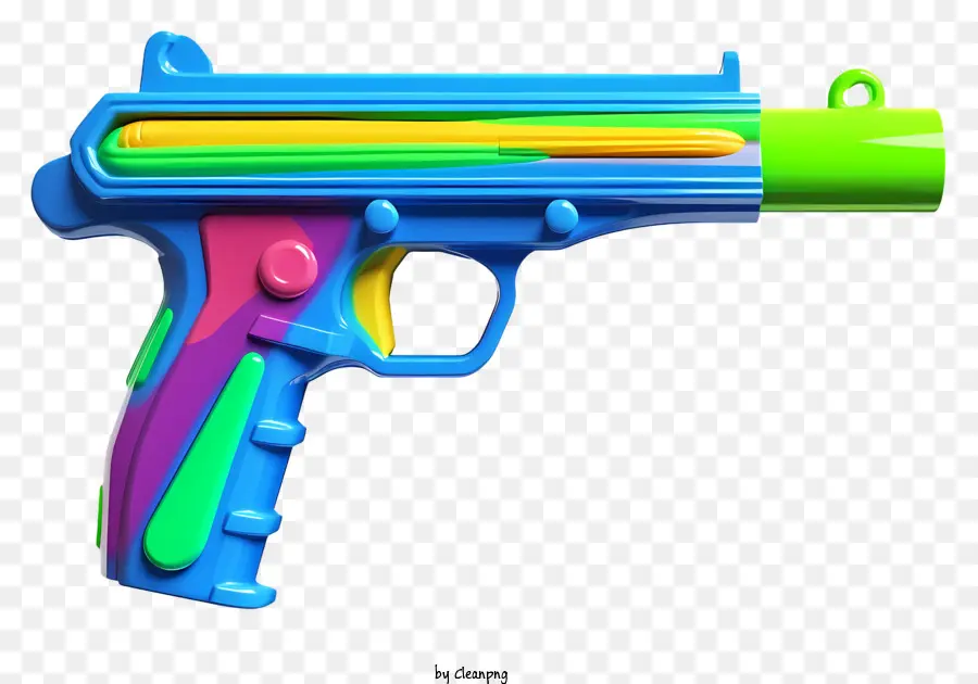 Pistolet Jouet，Pistolet Coloré PNG