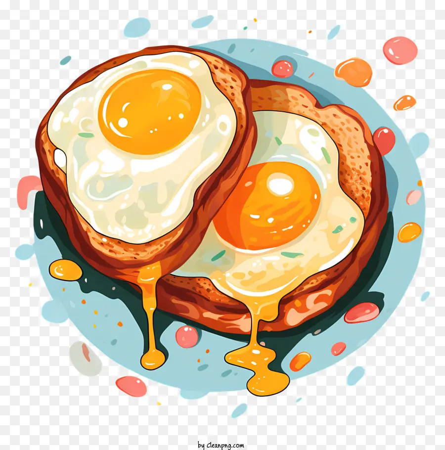 Oeufs Au Plat，Petit Déjeuner PNG