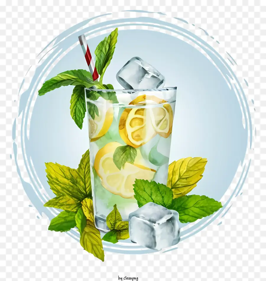 Limonade，Mojito à La Menthe PNG