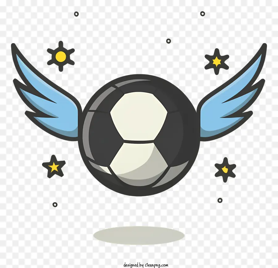 Ballon De Football，Ailes PNG