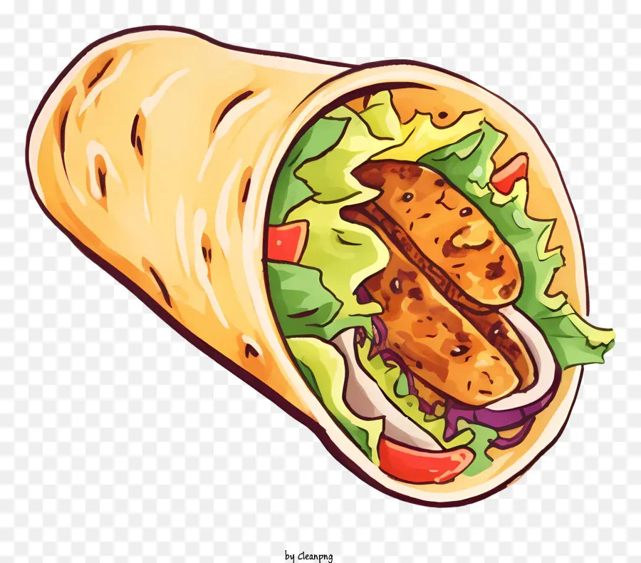 Burrito，Grande Tortilla De Farine PNG