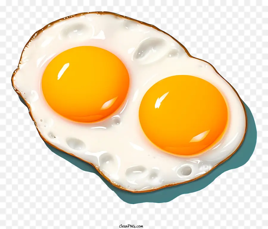 œufs Frits，Toast PNG