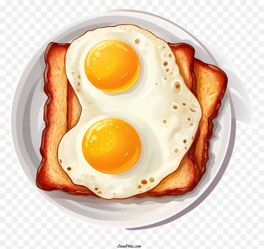 Les œufs，Toast PNG