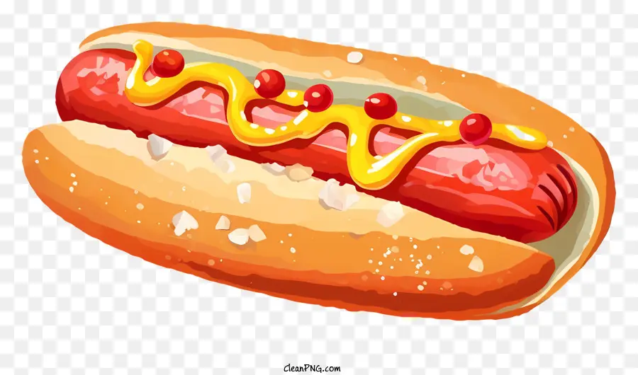 Hot Dog，À La Moutarde PNG