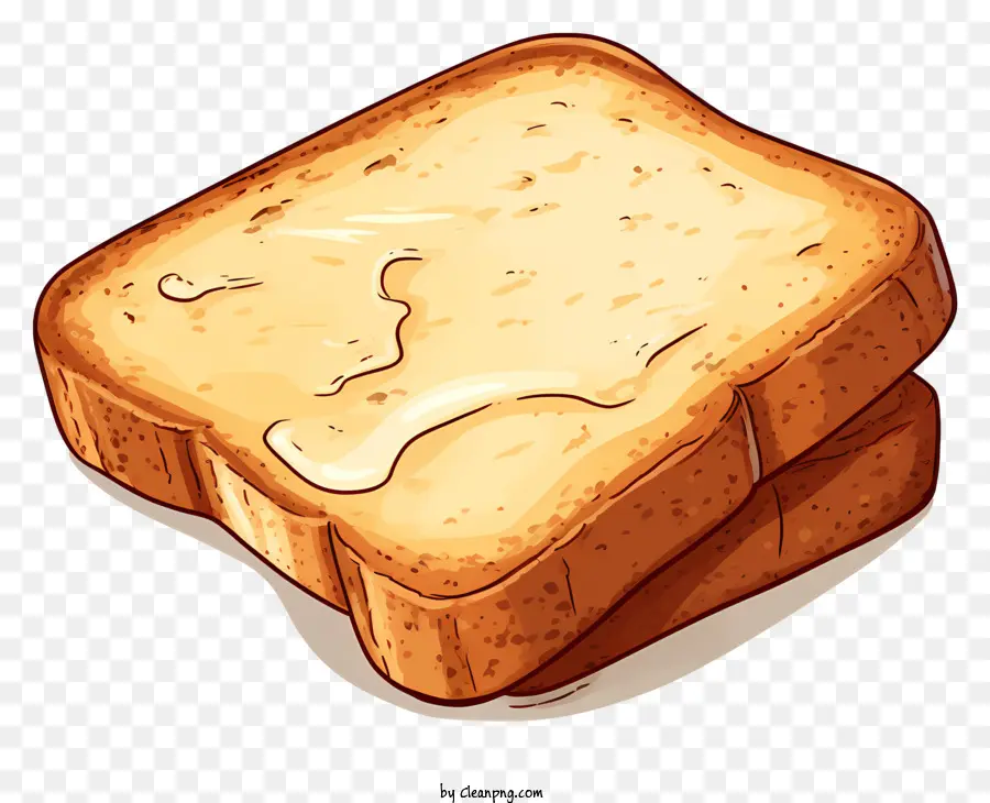 Toast，Toast Beurré PNG