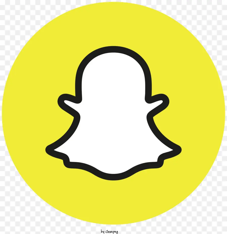 Cercle Jaune，Logo Snapchat PNG