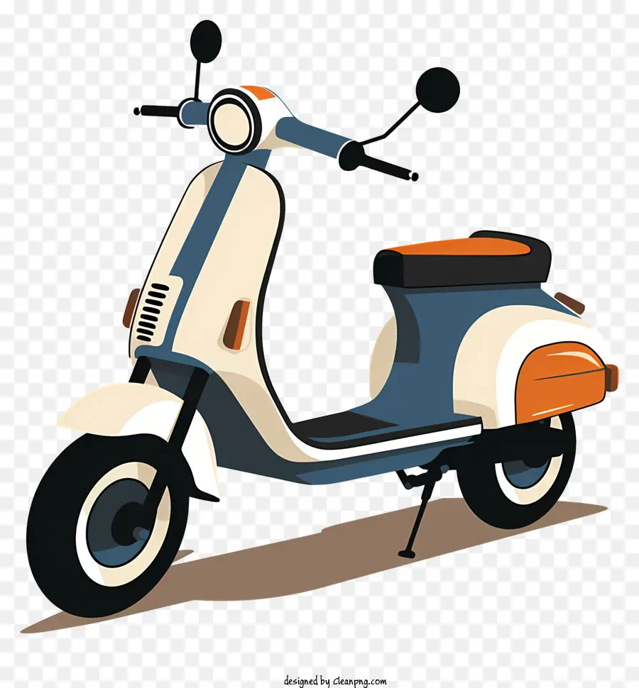 Scooter，Scooter Orange PNG