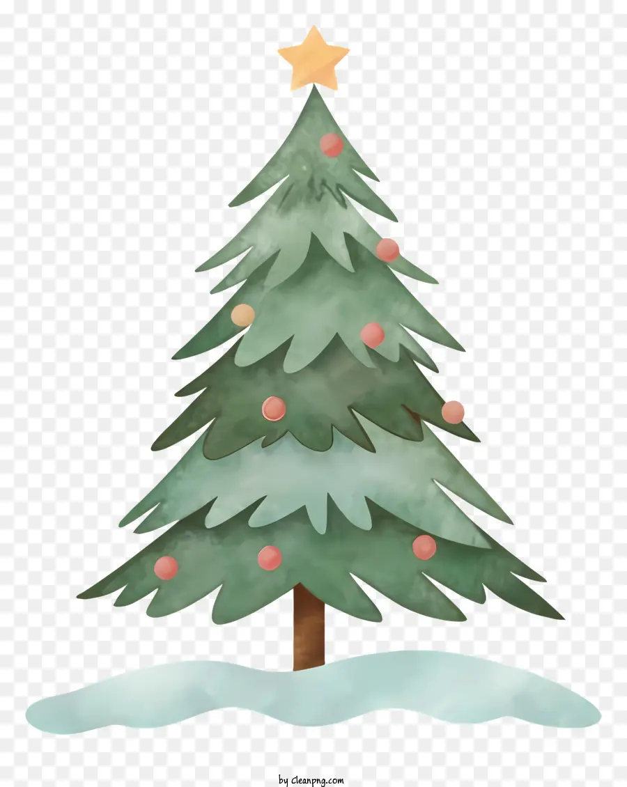 Arbre De Noël，Étoile PNG