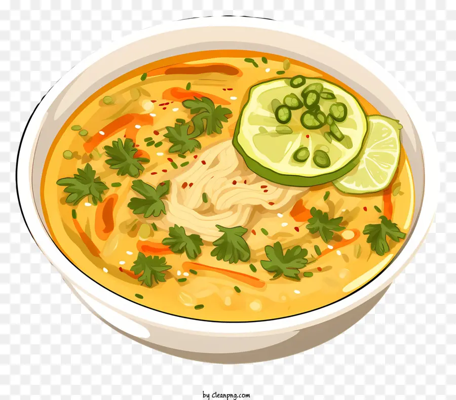Soupe Au Curry De Noix De Coco Au Poulet，Soupe De Poulet PNG