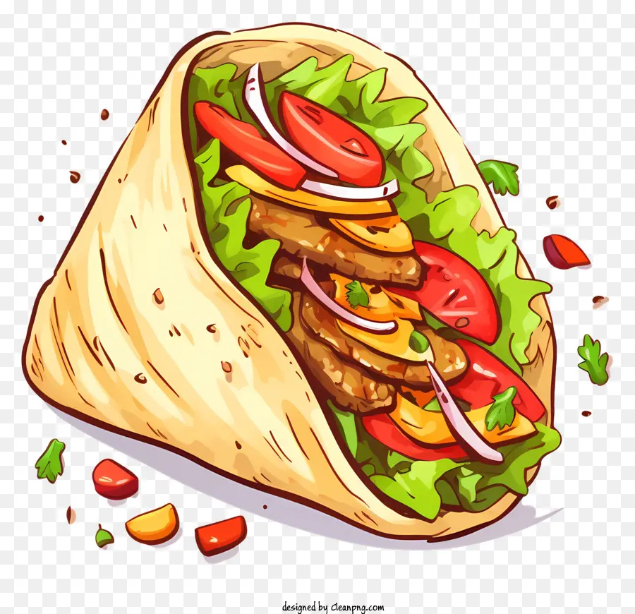 Tacos，Légumes PNG