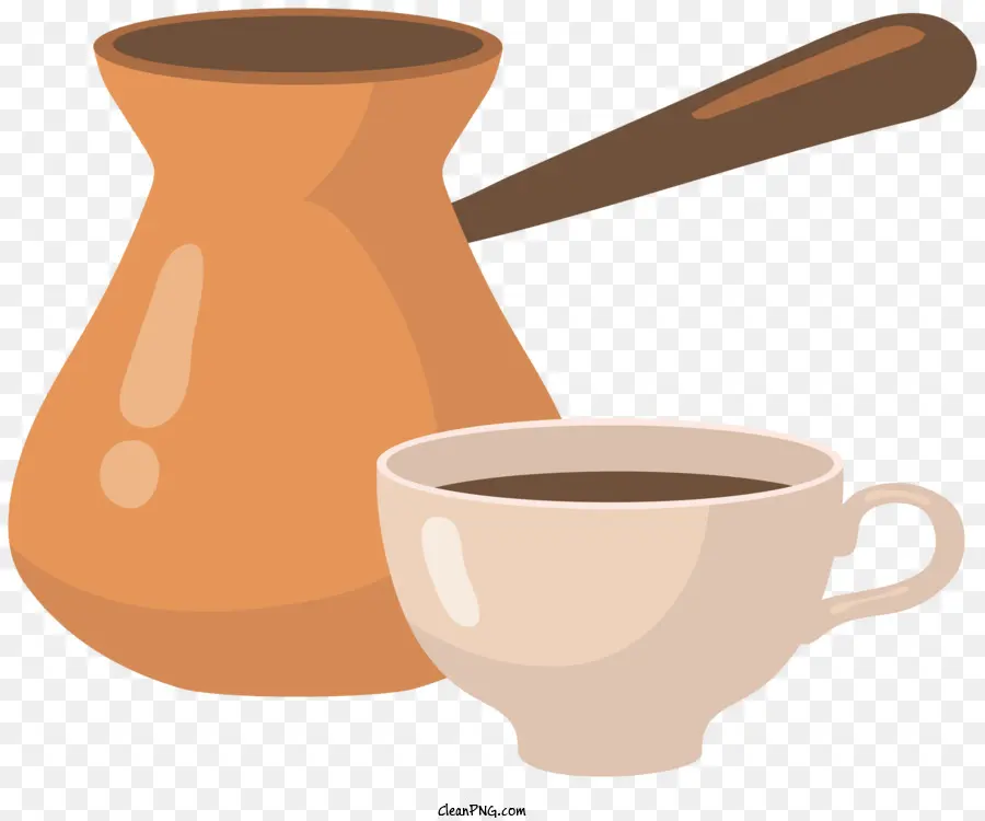 Théière En Céramique，Cafetière Et Tasse PNG