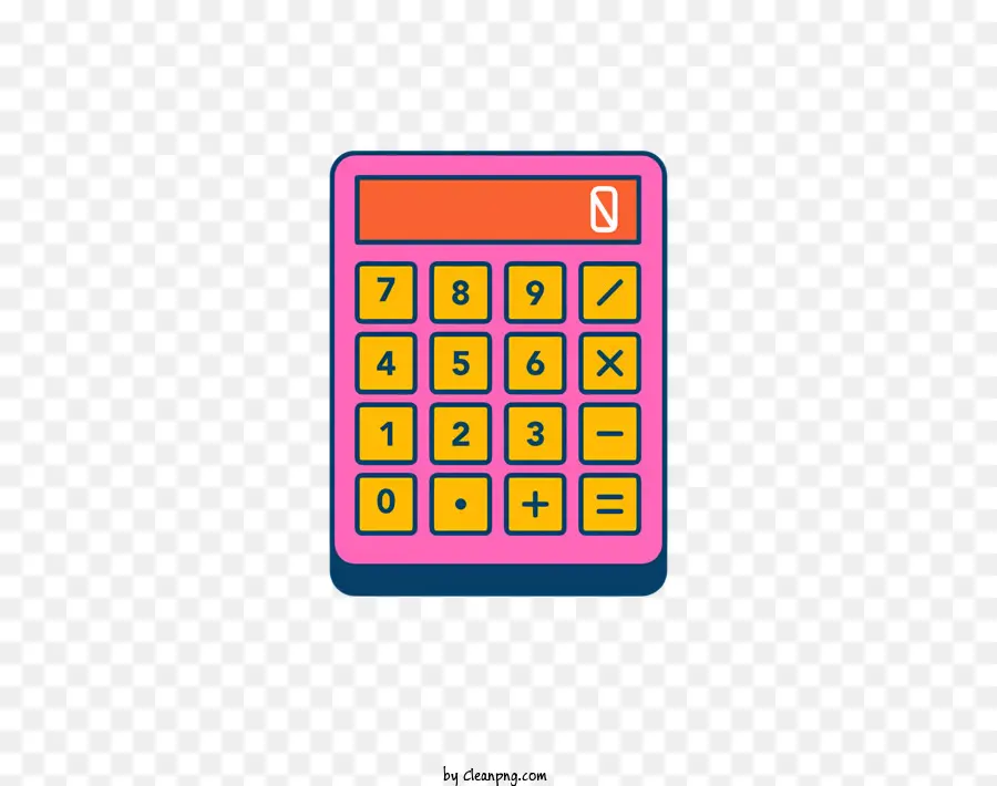 Rose Calculatrice，Calculateur De Visage Jaune PNG