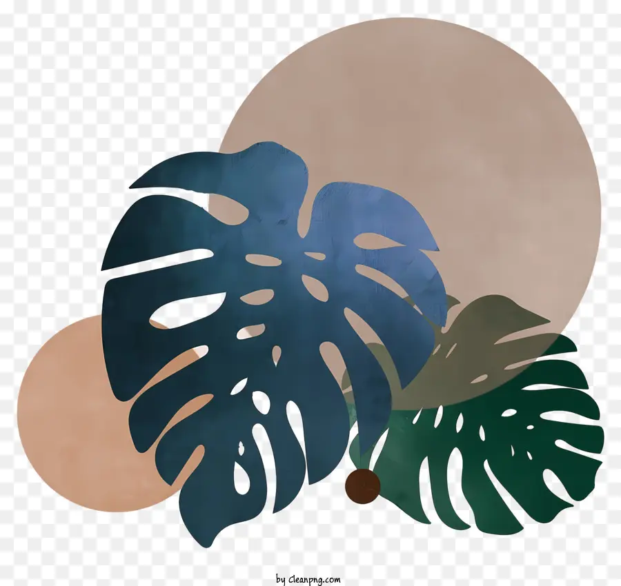 Peinture，Les Feuilles De Monstera PNG