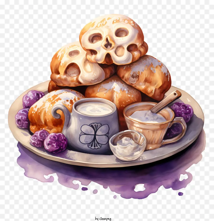 Pan De Muerto，Pâtisserie PNG