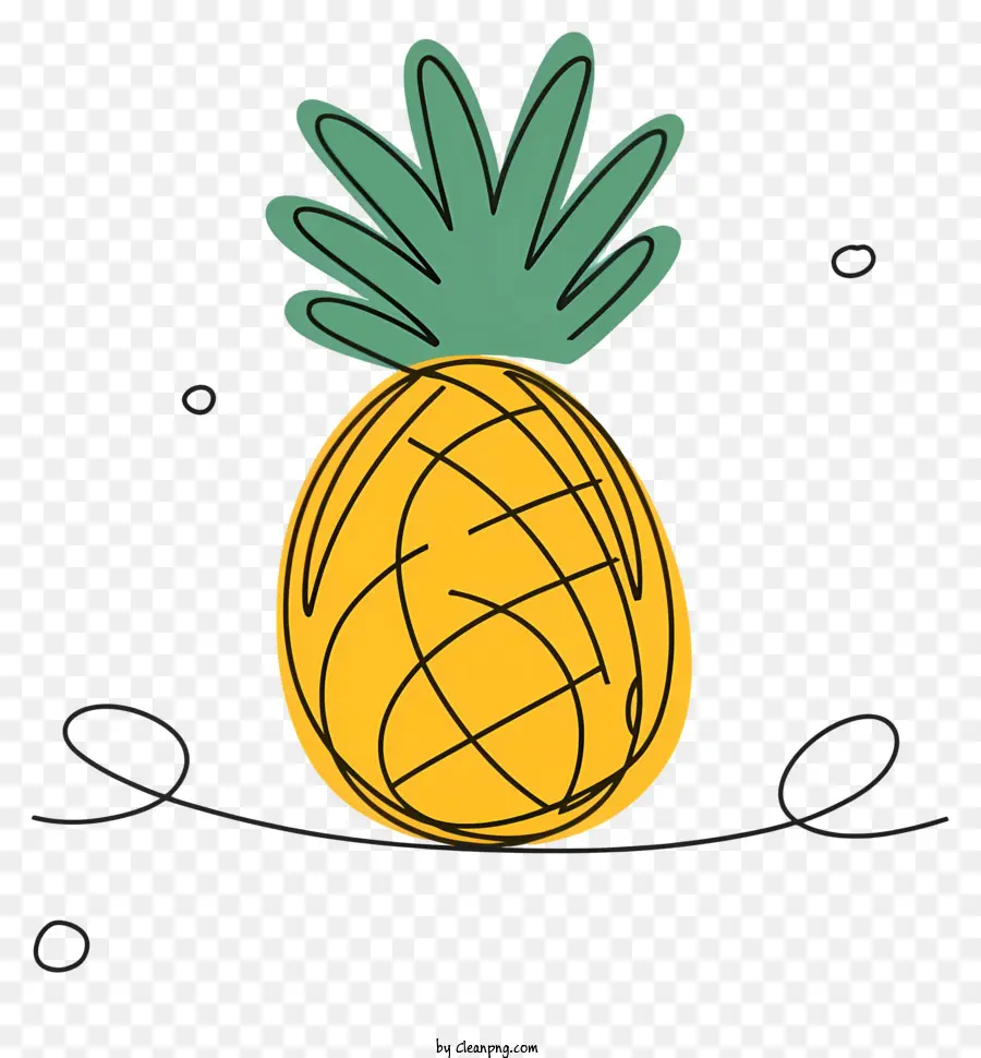 L'ananas，Jaune Ananas PNG