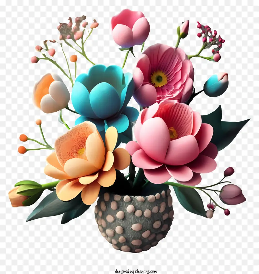 Modèle 3d，Vase PNG