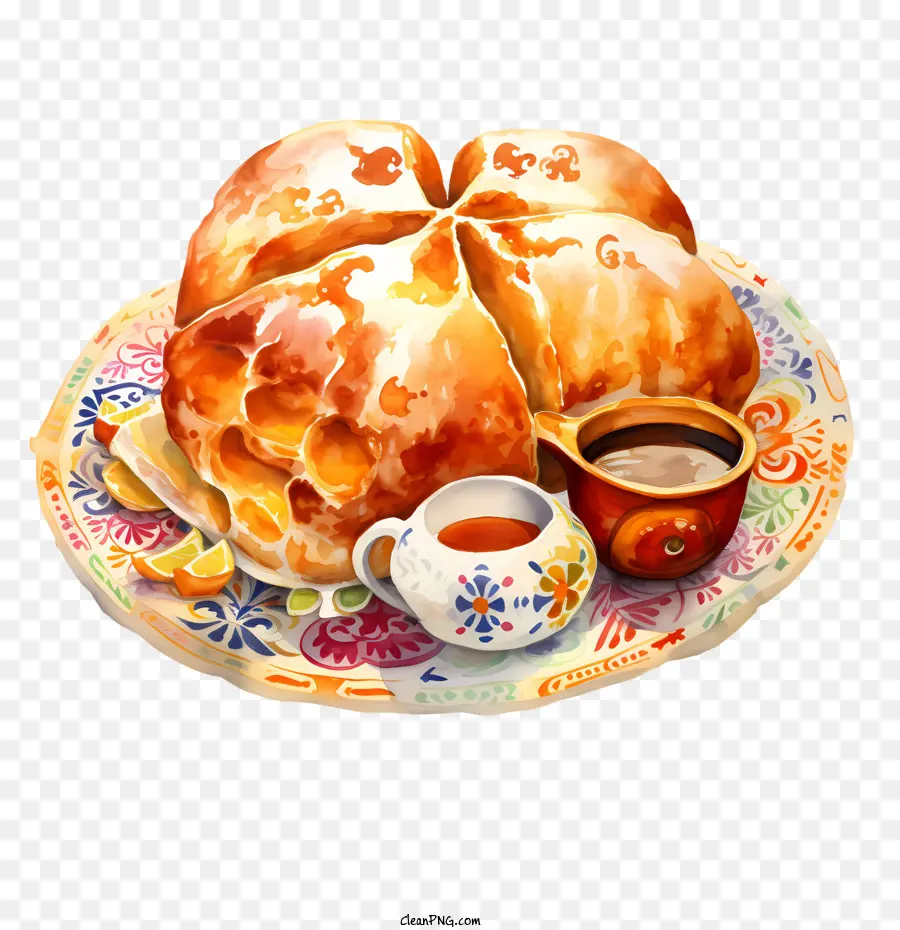 Pan De Muerto，Pâtisserie PNG