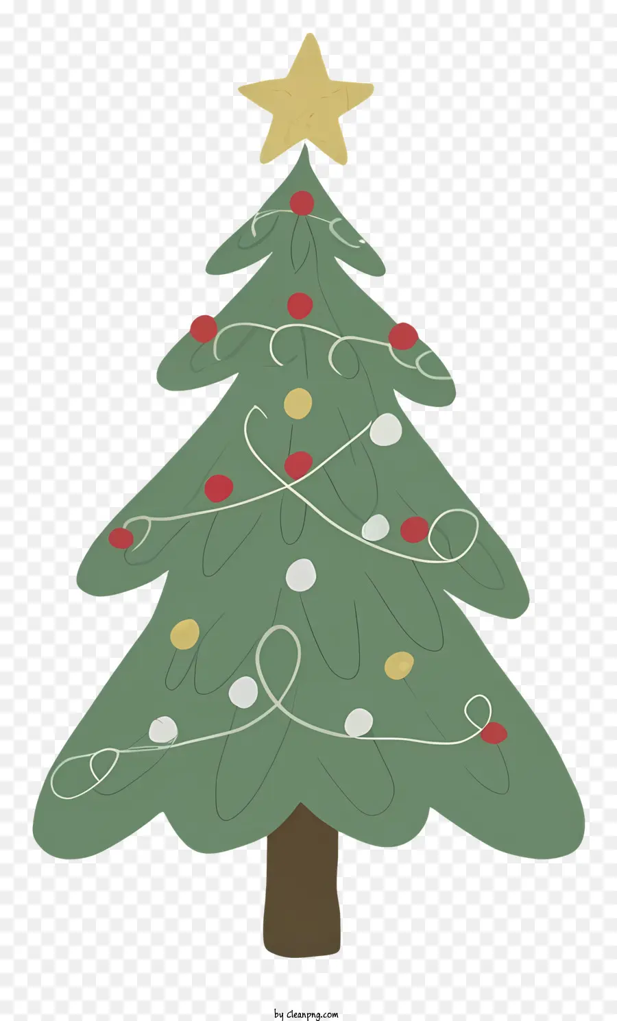 Décoration D'arbre De Noël，Arbre De Noël En Carton PNG