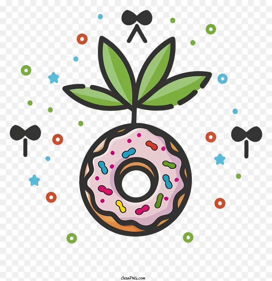 Donut，Usine PNG