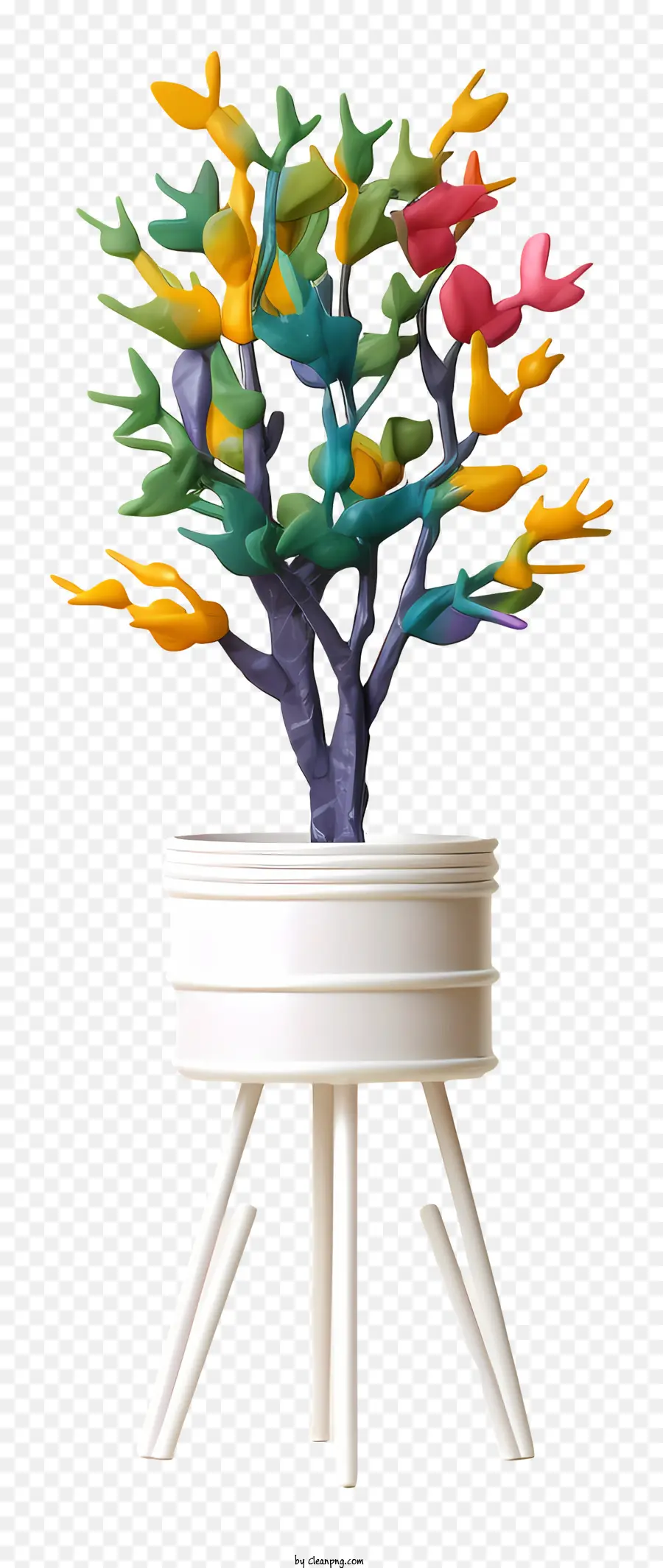 Arbre，Plante Colorée PNG