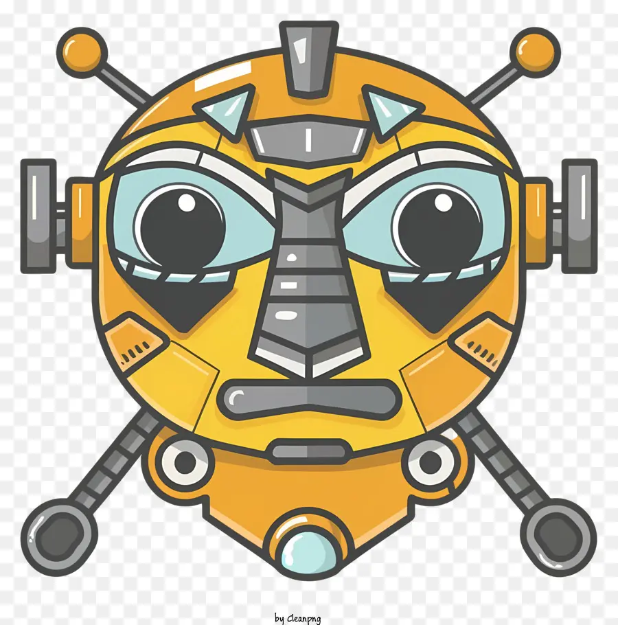 Tête D'extraterrestre，Tête De Robot PNG