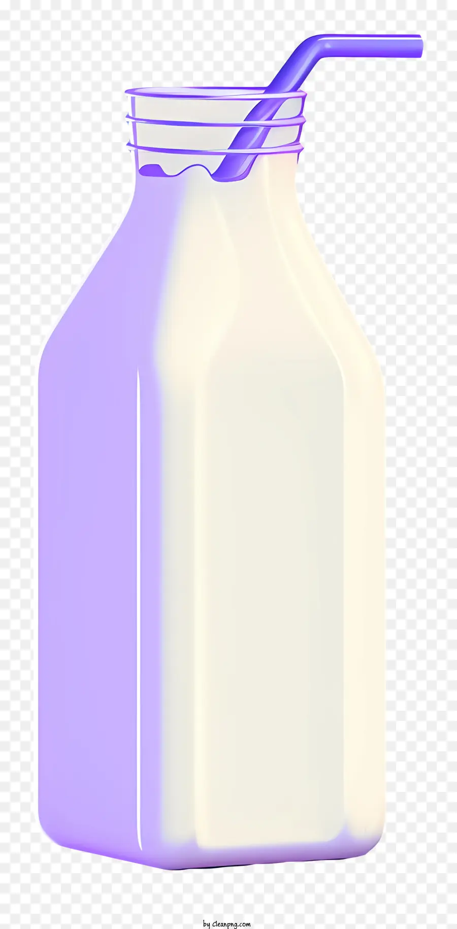 Bouteille En Verre，Bouteille De Lait PNG